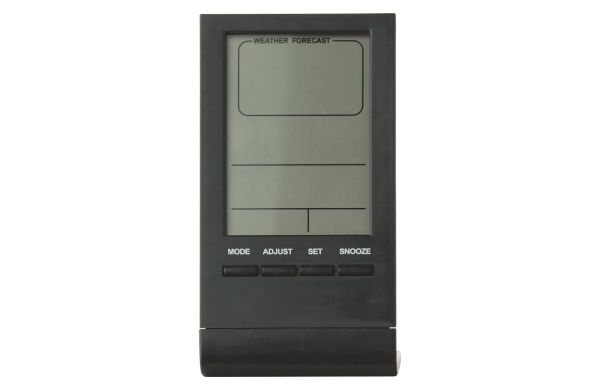 Elektronische Wetterstation Schwarz, schwarz
