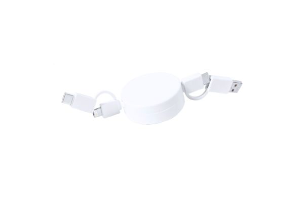 Enari USB-Ladekabel, weiss