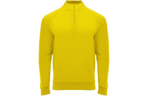 Epiro Half-Zip Sweatshirt für Kinder, mittelgelb, 4