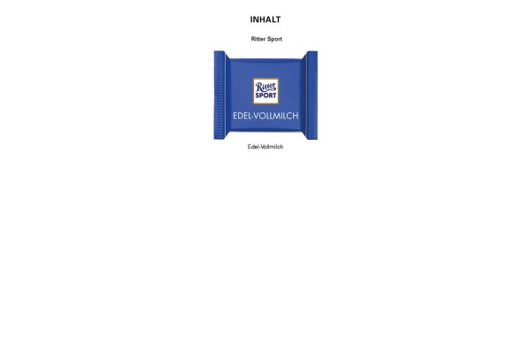 Express Schokolade, Ritter SPORT mini Edelvollmilch