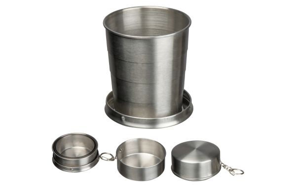 Faltbarer Edelstahltrinkbecher 
