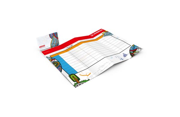 Faltplan Concept-Card Small 85 × 55 mm Karton-Umschlag - 50 Kacheln