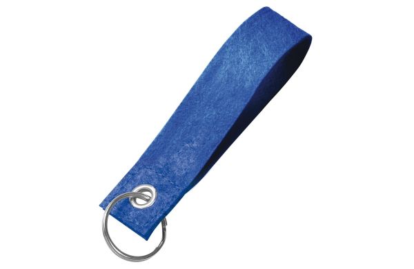 Filz-Schlüsselanhänger "Strap", blau