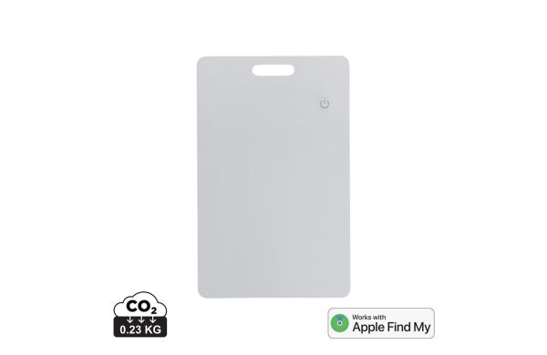 Findit RCS rABS wiederaufladbare Ultra-Thin Tracker-Karte, weiß