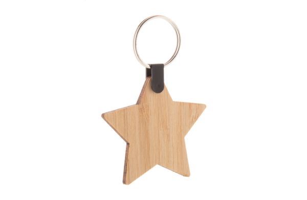 Fjerny Weihnachtlicher Schlüsselanhänger, natur, Stern