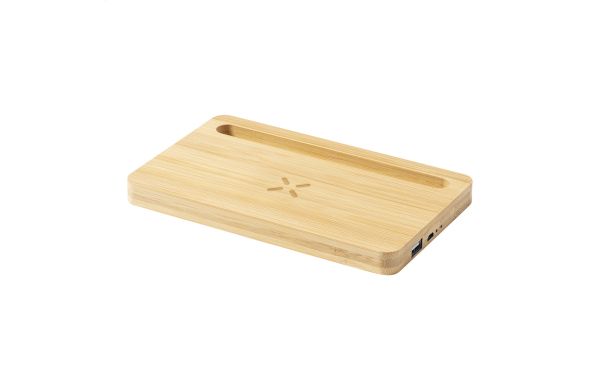 Flabo Organizer mit Wireless-Charger, natur