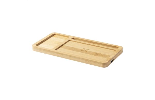 Flabo Plus Organizer mit Wireless-Charger, natur