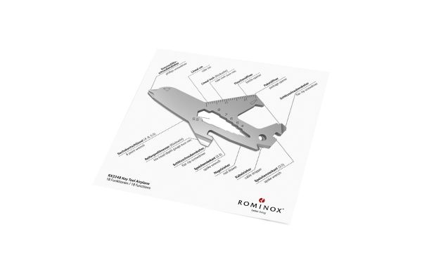 ROMINOX® Key Tool // Airplane - 18 functions (Flugzeug)
