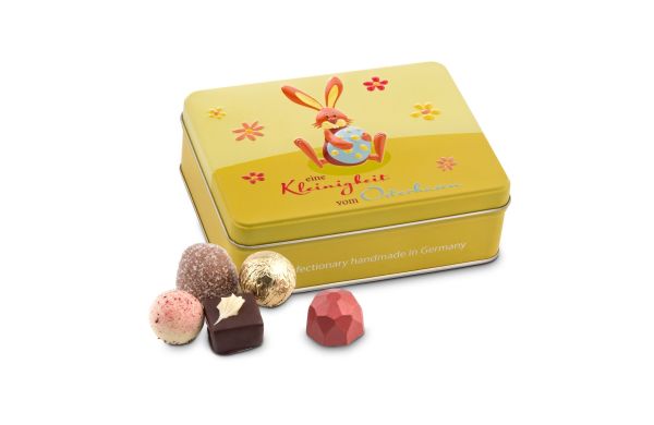 Geschenkartikel: Kleinigkeit vom Osterhasen - Pralinendose mit 125 g