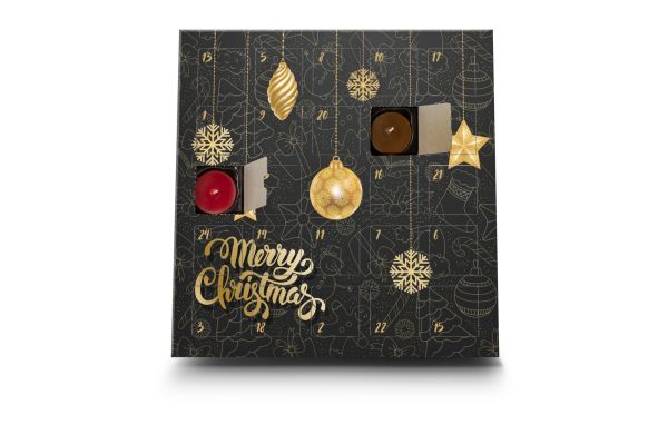 Geschenkartikel: Duftkerzen Adventskalender Merry Christmas