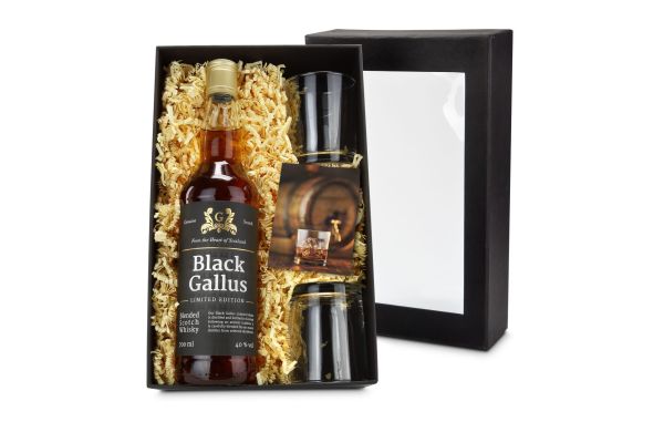 Geschenkset: Black Gallus Whisky