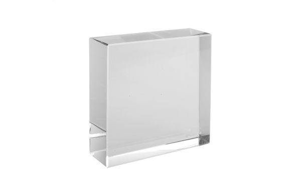Glas-Quader Daytona, weiss