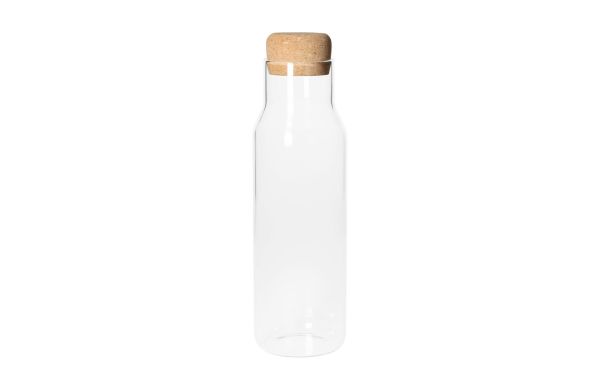 Glaskaraffe "Pour", 1,1 l, transparent/beige