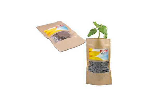 Grünes aus der Tüte mit Samen