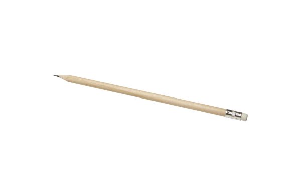 Graffo Bleistift mit Radiergummi, natur