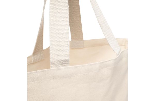 Grosse Baumwoll Shopper mit Jute Boden