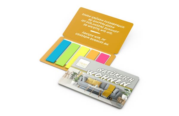 Haftmarker-Set Multi-Card Recycling-Kartonumschlag mikroperforiert