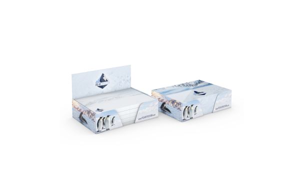 Haftnotiz-Box Pop-Up-Box Haftnotizblöcke weiß Karton-Box - 100x72 mm