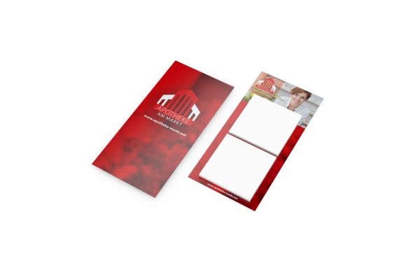 Haftnotiz-Karte Note-Card 72 × 72 mm - weiss