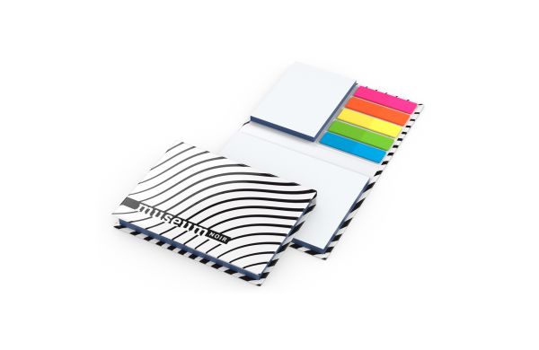 Haftnotiz-Set Budapest 50/50 Haftzettel weiß Farbschnitt