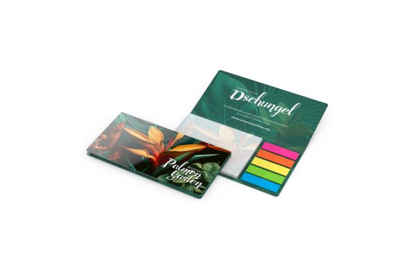 Haftnotiz-Set Kopenhagen Haftzettel mittelgroß Umschlag länglich - bedruckt, Softcover