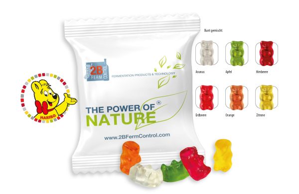 HARIBO Goldbären Werbetüte, HARIBO Goldbären, ca. 20 g, weiß