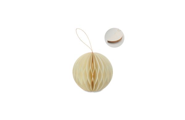 HARMOBAUBLE Faltbarer Papier-hänger, beige
