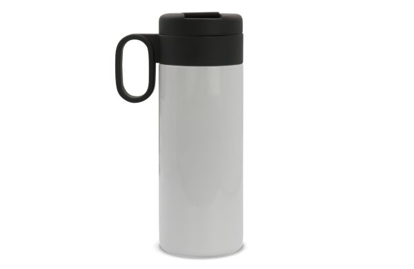 Isolierbecher Flow mit Griff 400ml, weiss