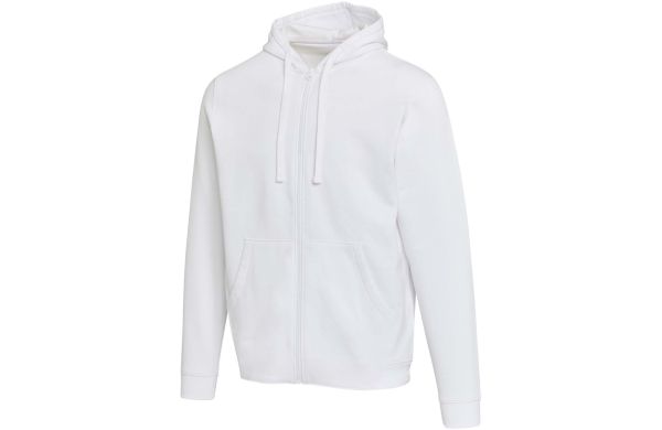Jasper 280 g/m² Kapuzenpullover aus recycelter Bio Baumwolle (OCS) unisex, weiss, XS