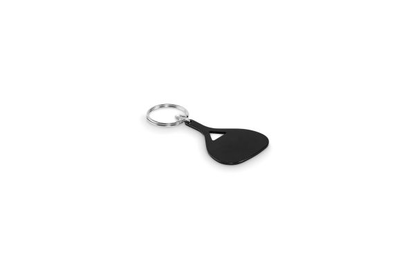 KEPAD Schlüsselring aus Aluminium, schwarz