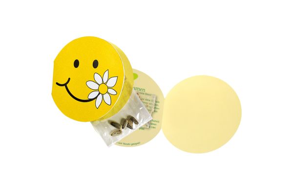 Klappkärtchen Smile, Zwergsonnenblume