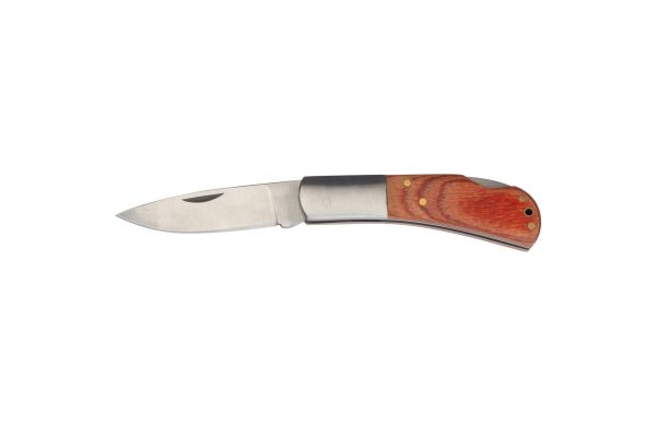Klappmesser mit Holzgriff - braun