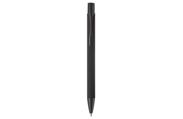 Kugelschreiber Alicante Soft-Touch, schwarz - schwarz