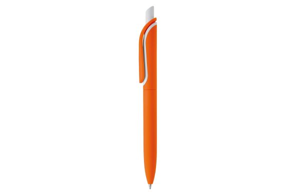 Kugelschreiber Click-Shadow Soft-Touch Hergestellt in Deutschland, orange