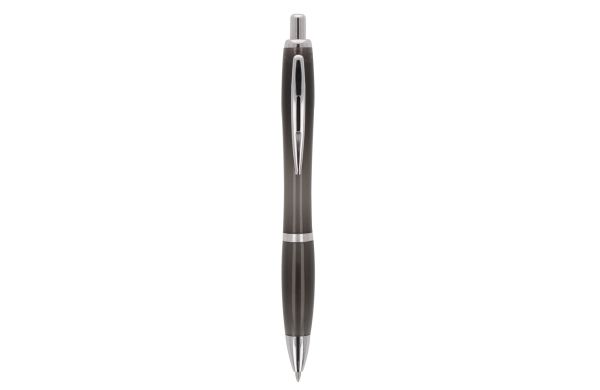 Kugelschreiber Hawaii transparent Ocean Bound Plastic, transparent schwarz