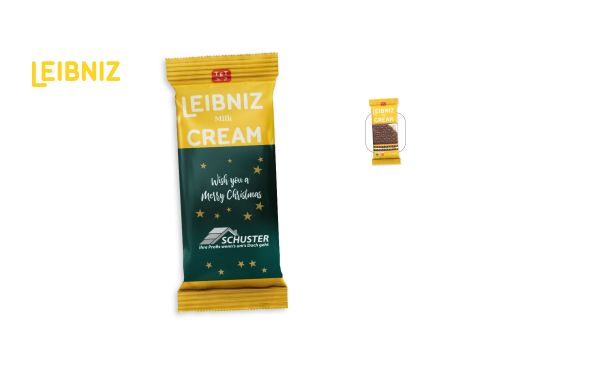 LEIBNIZ Milk Cream 2er Pack mit Werbebanderole_ LEIBNIZ Milk Cream_ ca_ 38 g