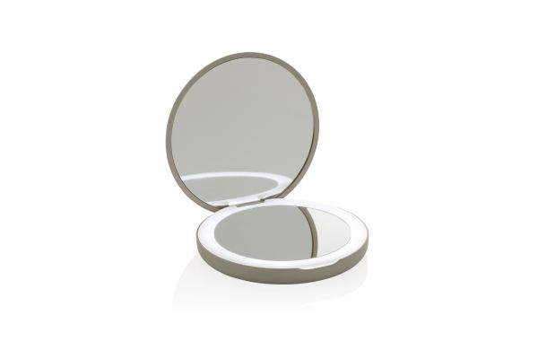 lumora aufladbarer rcs led make-up-spiegel beige