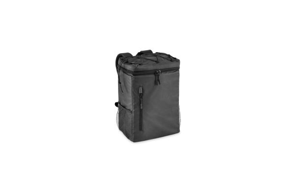 MAFRIO Kühlrucksack 600D RPET, schwarz