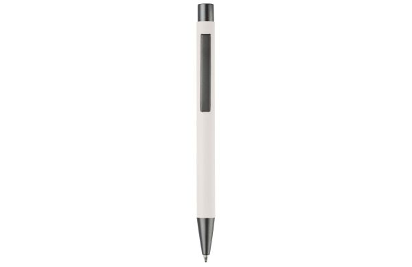 Metallkugelschreiber New York Soft-Touch, weiss