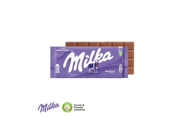 Schokolade von Milka, 100 g