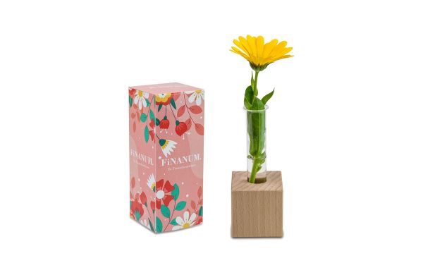 Mini-Vase mit Lasergravur