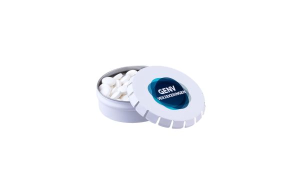 Mini Klick-Klack Dose , Weiß
