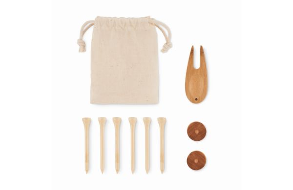 DORMIE Golfzubehör im Etui - beige