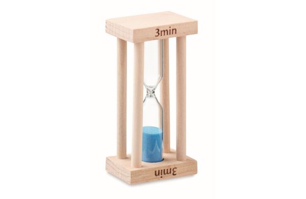 CI Sanduhr 3 min - holzfarben
