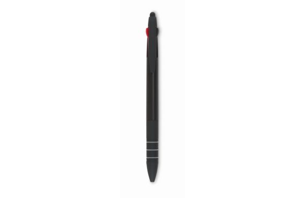 MULTIPEN 3-Farb-Kugelschreiber/Stylus - schwarz