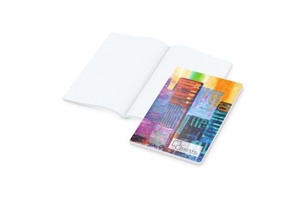 Notizbuch Flexx-Book Umfang groß Karton-Softcover - gepunktet, Naturkarton