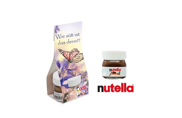 Nutella in Überreichverpackung - Weihnachten