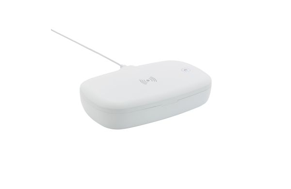 UV-C Sterilisations-Box mit 5W Wireless Charger/weiß