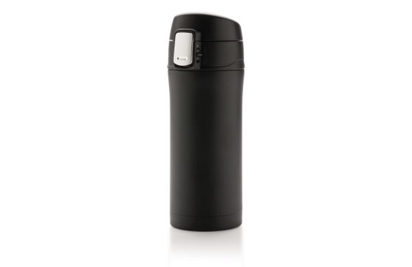 Easy-Lock Vakuum-Becher aus RCS recyceltem Stainless-Steel/schwarz