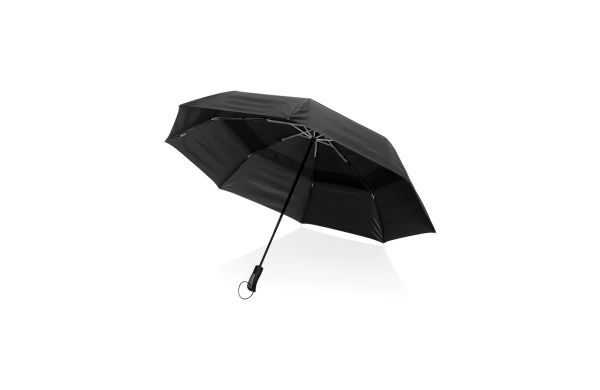 Swiss Peak Aware™ Tornado 27” Taschen-StormProof-Schirm/schwarz